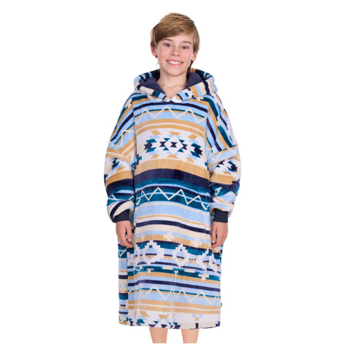 Pure Western Kids Aztec Print Snuggle Hoodie - main image