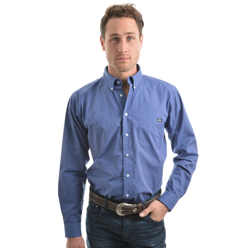 Mens Jethro Print L/S Shirt [Size: S]