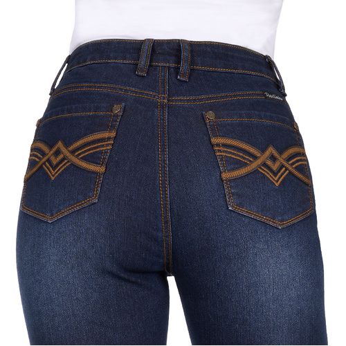 Pure Western Womens Nova High Rise Boot Cut Jeans [Waist Size: 6] [Leg Length: 34"] - main image
