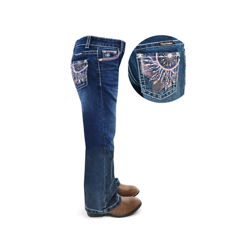 Girls Willa Boot Cut Jeans [Size: 6]