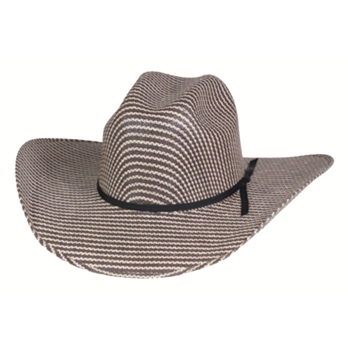 Rio Straw Hat, Charcoal [Size: 7 1/2" / 60cm]