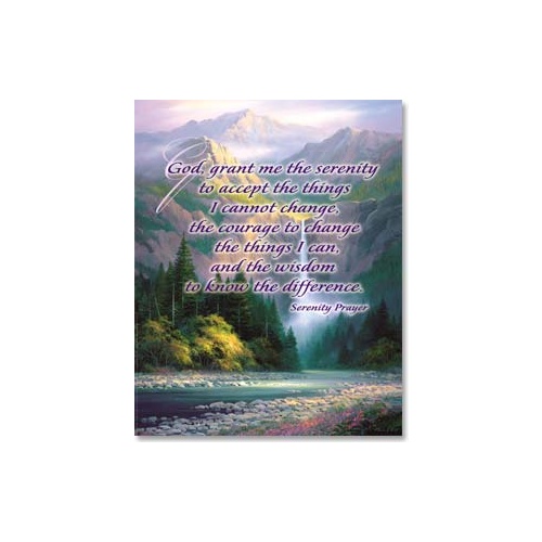 Poster - Serenity Prayer