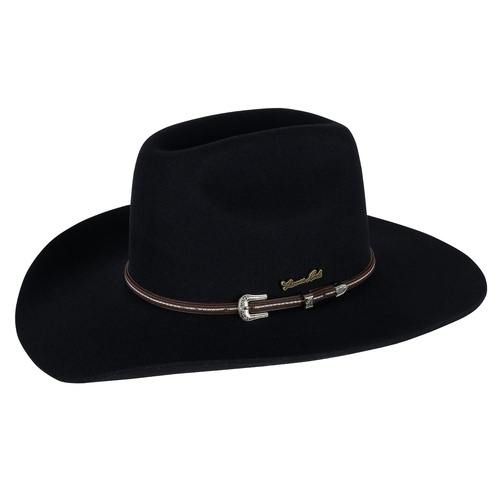 Thomas Cook Bronco Western Hat, Black [Size: 62cm] - main image