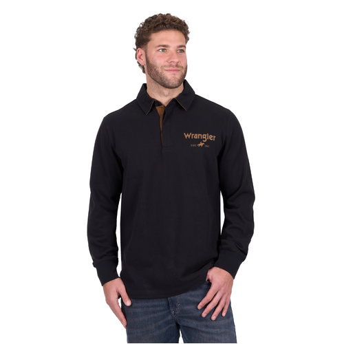 Wrangler Mens Nash Rugby [Size: M] - main image