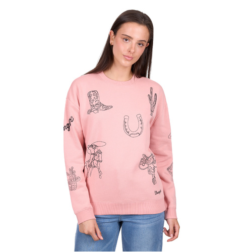 Wrangler Womens Mallory Crew [Size: 18] - main image