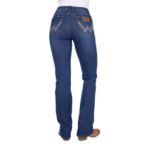 Wrangler Womens Laura High Rise Boot Cut Jean [Waist Size: 0] [Leg Length: 34"] - main image